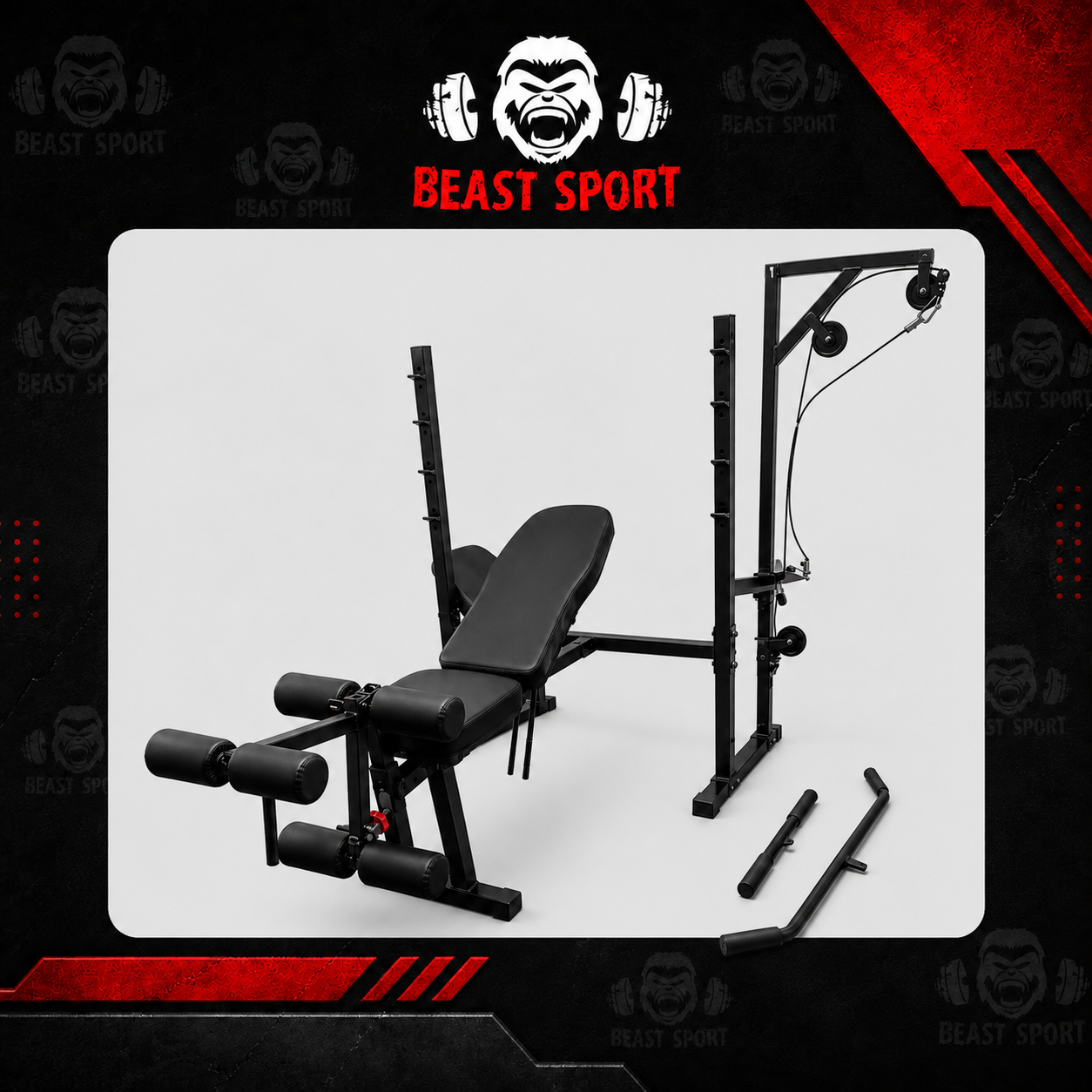 Multi Bench with Rack